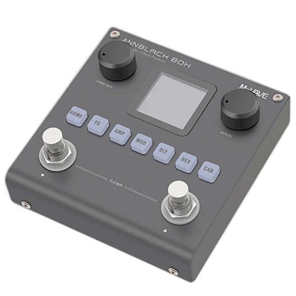 M-Vave Blackbox Siyah Kompakt Gitar Stompbox Prosesör